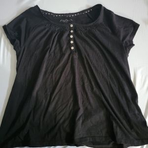 Croft & barrow Black shirt